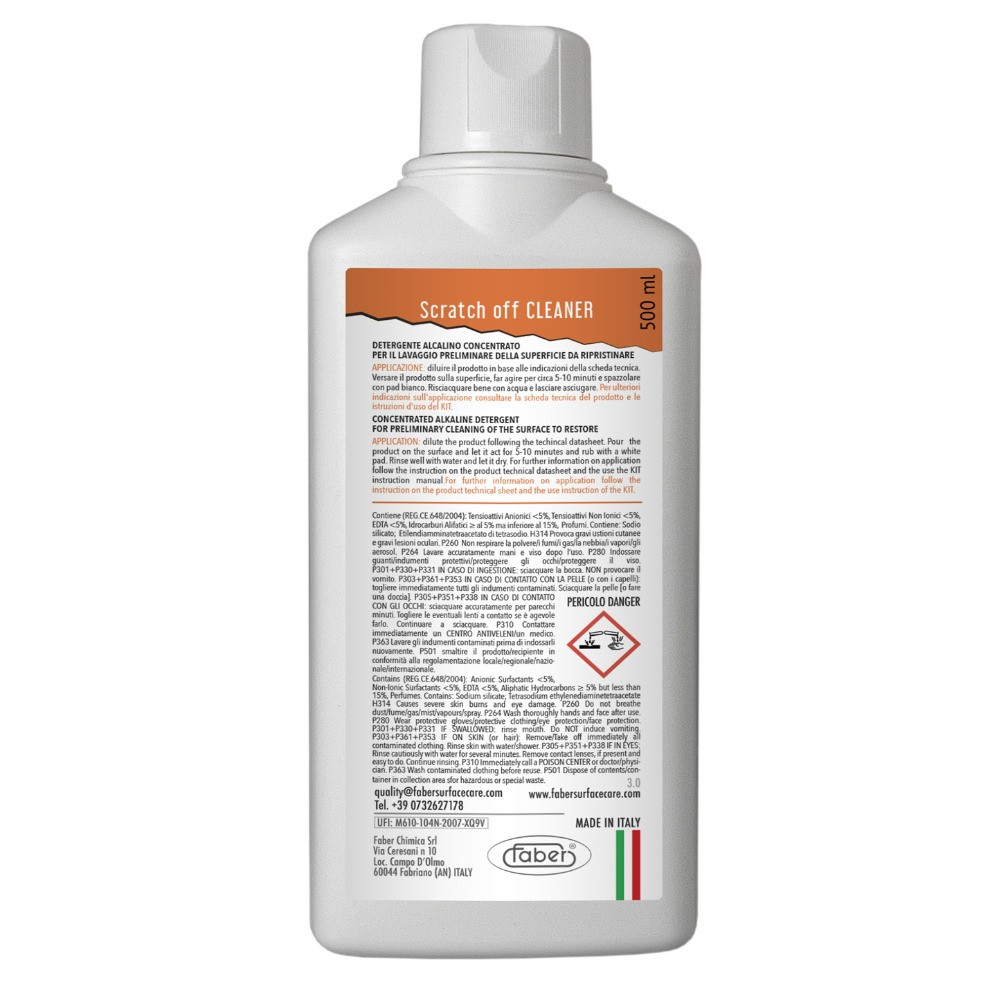 Faber Scratch Off Kit Porcelain Ceramic Tile and Stone Treatment