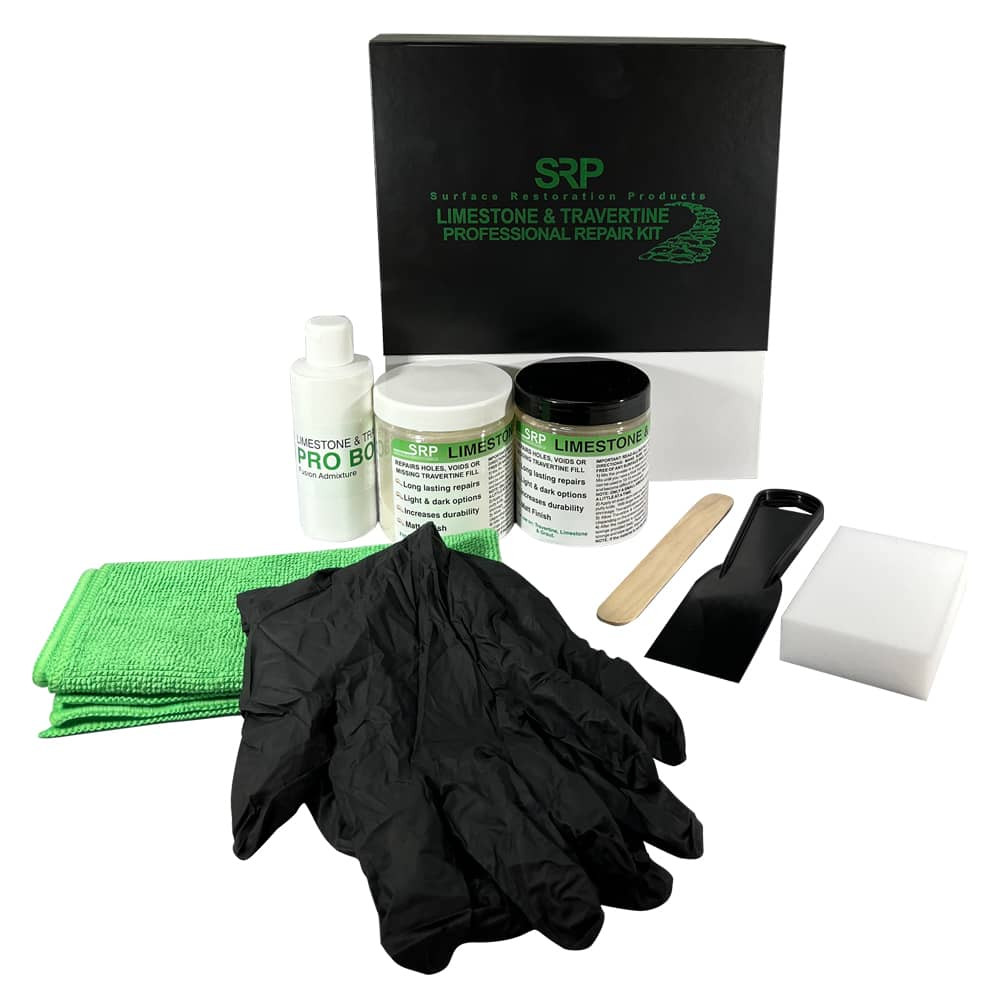 SRP Limestone and Travertine Repair Kit Fills Chip, Cracks and Holes