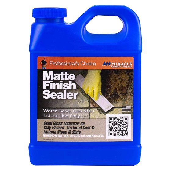 Miracle Sealants Matte Finish Sealer for Textured Stone Semi Gloss Enhancer