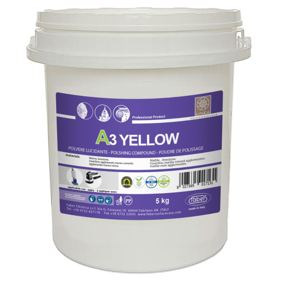 Faber A3 Yellow High Performing Floor Wet Polishing Powder Poultice 