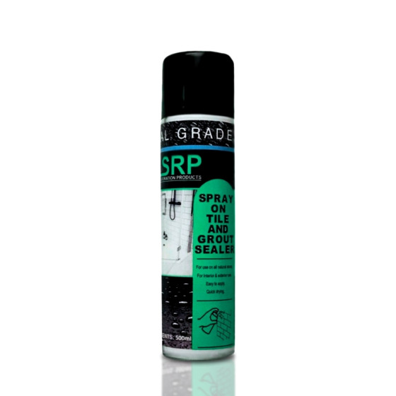 Grout Sealer Aerosol Spray 500ml Protects Tiles, Grout and More SRP UK Delivery