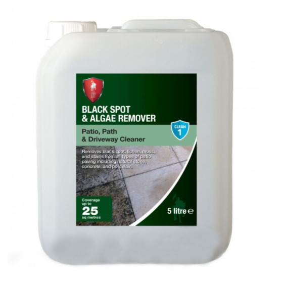 Tile grout cleaner uk LTP Blackspot And Algae Remover 5 Litre - Deep Cleaner with Bleaching Action