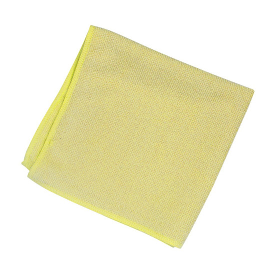 SYR Lightweight Lint Free Microfibre Cleaning Cloth Yellow