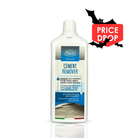 Faber Cement Remover post-installation concentrated acidic detergent removes cement and inorganic dirt