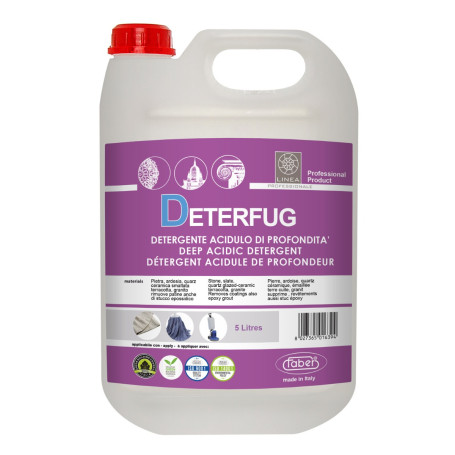 Tile grout cleaner uk Faber Deterfug Deep Acidic Detergent for Cleaning on Different Surfaces-5L