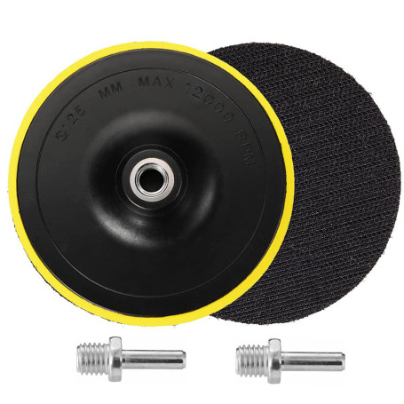 M14 Backer Pad Hook And Loop with drill thread