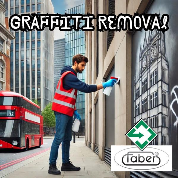 How to remove graffiti FAST with Faber professional surface treatments for stone