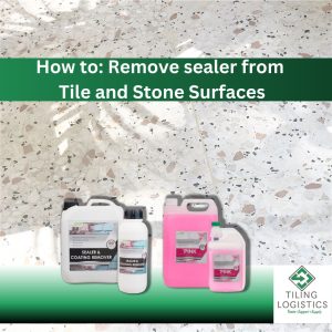 How to remove sealer from tile and stone surfaces SRP Coating and Sealer Remover SRP Pink Impregnating Sealer Residues Oil Excess sealer