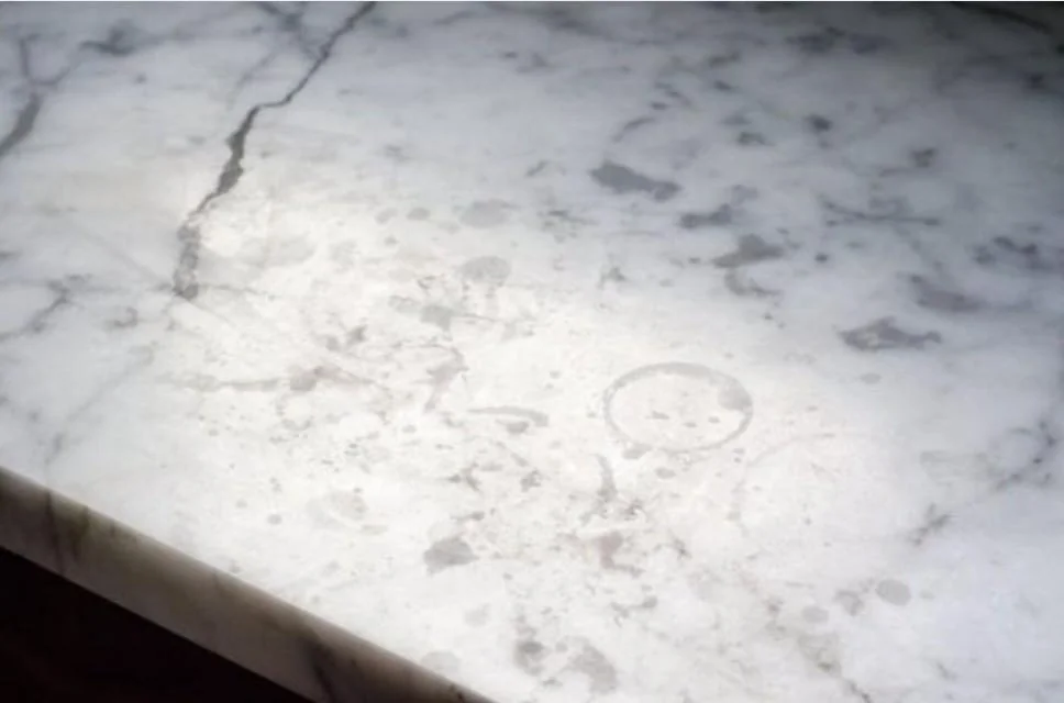 water stains on countertop 